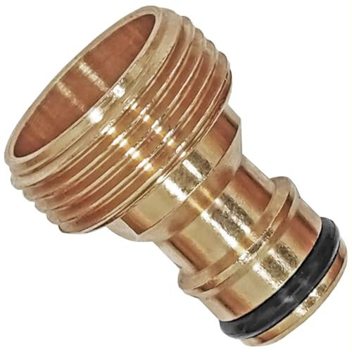 Qualitäts Stecksystem aus Messing für Gartenschlauch Kupplung Stecker passend Easy Klick Gardena | alle Ausführungen einfach auswählen >>> Geräteanschlußstück 1/2 Zoll Außengewinde mit Stecker