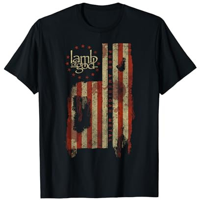 Lamb of God – Pure American Metal Flag T-Shirt
