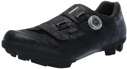Shimano Unisex Zapatillas SH-RX600 Fahrradschuh, Schwarz, 45 EU