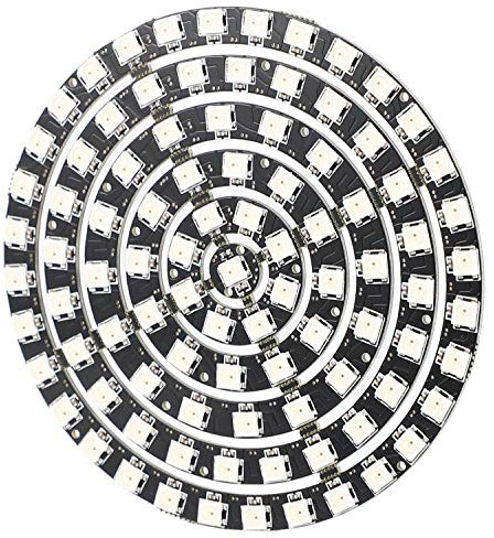 Lodokdre WS2812 SK6812 Radius 170 mm LED Ring 5050 DC 5 V DIY Ring LED integriert, adressierbar RGB Ring LED 93