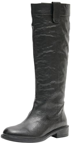 Geox D Catria, Stivali Alti al Ginocchio Donna, Nero, 37 EU