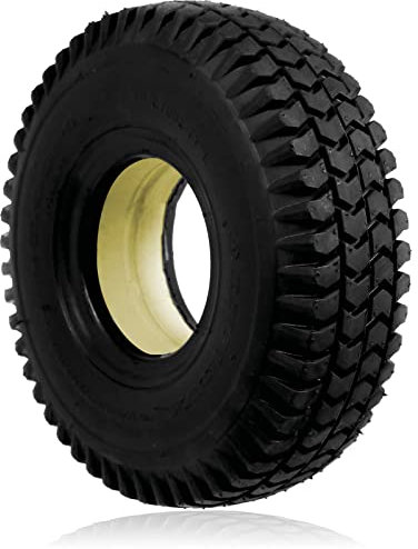 SPARES2GO Reifen für Elektromobile, 3,00 x 4, massives Blockprofil 300-4, 300 x 4, 260 x 85, ohne Durchstechen