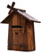 QOBNN Briefkasten Aus Holz, Holländische Windmühle Im Scheunenstil, Vintage & Distressed-Briefkasten Für Zuhause, Bauernhaus, Cottage