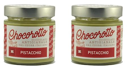 ChocoRotto 2x Crema Spalmabile Al Pistacchio Vasetto 220 G