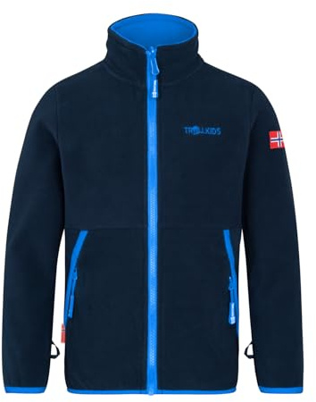 Trollkids Kids Storfjord Jacket | Zwei seitliche Taschen mit Reißverschluss, Zip-in-System
