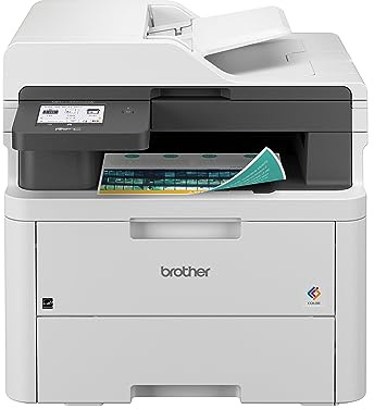 Brother MFC-L3720CDW Wireless Color Laser Printer with Scanner, Copier and Fax | Auto Duplex and 250-Sheet Capacity | Includes Refresh Subscription Trial(1). Amazon Dash Replenishment Ready