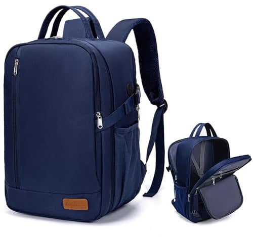 for Ryanair Cabin Bags 40x20x25 Underseat Anti Theft Carry-ons, Travel Backpack Cabin Size Hand Luggage Bag with Water Bottle Holder