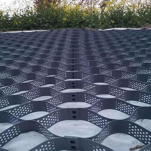 ErModa GYJ Lane Géogrille de passage, jardin, terrasse, garage, gravier, pavé avec trous perméables pour la protection des pentes HY (taille : 8 m x 6 m)