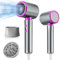 Secador Pelo Profesional,2400W Secador Pelo Rizado,Secador con Difusor,Secado Rápido,3 Temperaturas/2 Velocidades,Protección Contra el Sobrecalentamiento,Salón de Peluquería en Casa Aplicable (Gris)