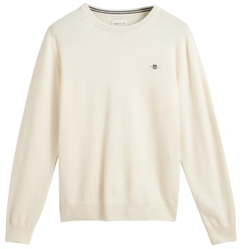 GANT Men's Superfine Lambswool C-Neck Sweater