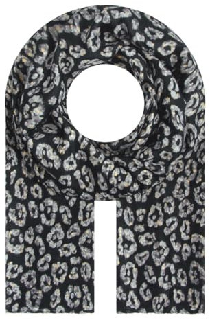 Majea Halstücher Damen Tuch Kopftuch Halstuch Schal Damen-Schal Tücher Stola (880033) (schwarz 1)