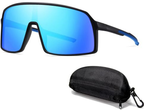 DUOCIYUAN Schnelle Brille Rave,Fahrradbrille Sonnenbrille für Herren und Damen Sportbrille UV400 Schutz Rennrad Brille Winddicht,für Radfahren Laufen Baseball Golf Skifahren Bergsteigen Angeln