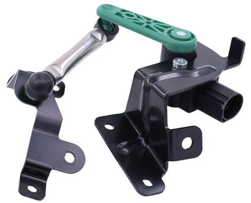 Niveausensor Leuchtweitenregulierung Hinten Links Xenon Leuchtweitensensor Scheinwerfer Höhensensor mit Gestänge Luftfederung für Passat B7 B6 3C CC Golf 6 Ti-guan 5N Tour-an 1T Scirocco Eos Q3 8U