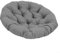 HpLive 50x50cm Kissen Sitzauflage Schwingsessel Rundes Dicke Stuhlkissen Bequem Weich Sitzkissen Hängesessel, Terrassensitzkissen Stuhlkissen(dunkelgrau)