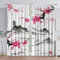 IKDZCM Rideaux de fenêtre imprimés de Cerises de Style Japonais Traditionnel, 2 pièces, pour Salon, Chambre à Coucher, Restaurants, Porches, décoration de Maison WxH/2x70x100cm Rideau Dressing
