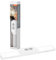 LEDVANCE Luminaire d'agencement avec 2 prises de courant et 2 ports USB-C, large rayonnement flood (lumière d'inondation), 10 W, 500 lm, 3000 K, 830, dimmable, set blanc en plastique (PC), IP20