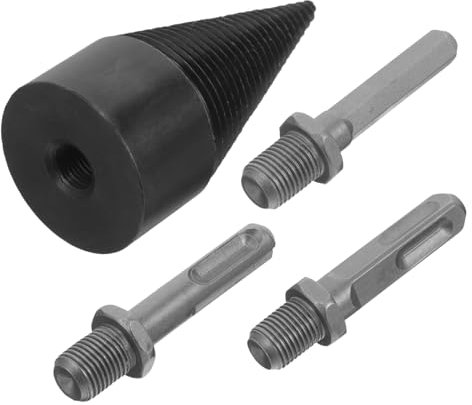 Yardwe Kegelbohrer Für Brennholzspalter Von Holz Bohrern Stahlbohrer Für Holzbearbeitung Holzspaltwerkzeug Zimmermannsbohrer Holzbohrersatz