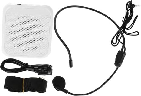 SHOWERORO Microphone Spécial Pour Enseignant Amplificateur De Voix Portable Rechargeable De Salle De Classe Avec Casque Mini Haut-parleur Pour Enseignants