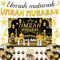 Umrah Mubarak Deko Ramadan Set - 49 Pcs Party Schwarz Gold Girlande Konfetti Kanone Luftballons FüR Muslim Party Islamische Festival Eid Mubarak Dekoration Geburtstag Schwarz Gold PartyzubehöR