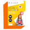 Buntes Papier A4 80g für Drucker & Basteln, Farbige Blätter für Kinder, Kreativprojekte, Karten & Schule M-office (50 Blatt, Orange)