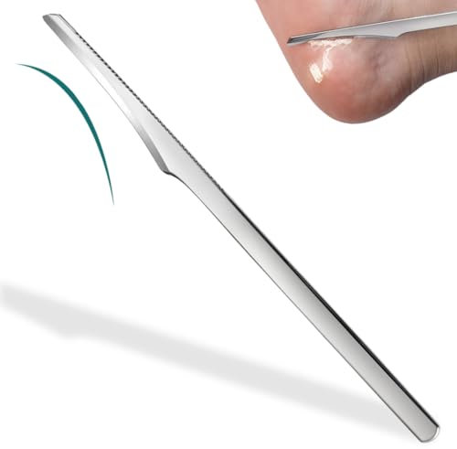 QOMJUFA Bisturi per Pedicure, Pedicure Professionale in Acciaio Inox, Coltelli per Pedicure, Pedicure Attrezzi per Rimuovere l Calli di Pelle Morta, Dura