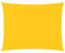 vidaXL Voile de Parasol Tissu Oxford rectangulaire 2,5x3,5 m Jaune, Voile de Parasol, bâche de Parasol, écran Solaire, voiles de Parasol
