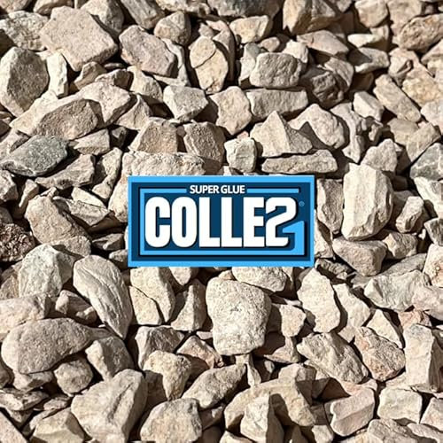 Colle21 8/12mm Coral Red Granulate Decorative Stones - 200g: Enhance your creations with vibrant, natural stones! Save 10%