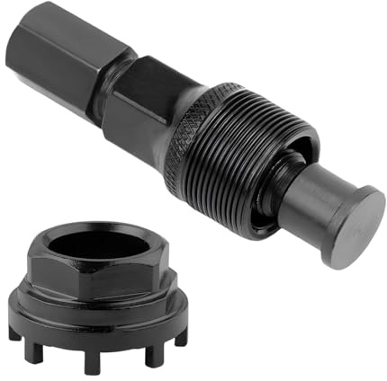 NAJILI Kurbel Entferner, Fahrrad Lockring Tool Set, Kurbelabzieher, Fahrrad Tretlager Werkzeug mit 8 Zähnentretlager, Fahrräder Innenlager Entferner für Radfahren Reparatu