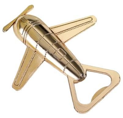 Flaschenöffner, Flugzeug-Flaschenöffner, tragbare Bierflaschenöffner, für Getränke, Apfelwein, Bar, Heim-Gadgets, Geburtstagsgeschenk für Veteranen, Piloten, Reisebegeisterte oder Luftfahrt-Liebhaber