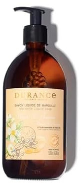 Durance - Les Essentielles - Savon Liquide de Marseille 500ml Noir et Jasmin