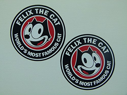 cut-it folientechnik & design MG305 / 2X Aufkleber je 7cm Felix Hot Rod Tuning Sticker Racing Old School Vintage Retro Style Rockabilly