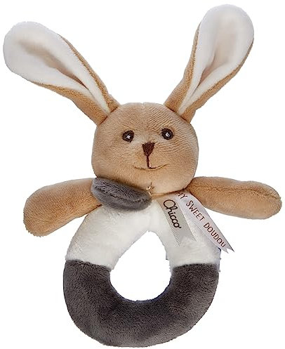 Chicco 00009616000000 Häschen-Rassel, beige