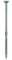 Eurotec Paneltwistec Senkkopf Universalschraube Stahl blau verzinkt Torx, 5,0 x 100 mm, 200 Stück