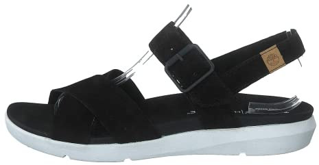 Timberland Wilesport, Sandales Bride Cheville Femme, Noir (Nero (Jet Black) Tb0a27t60151), 38.5 EU