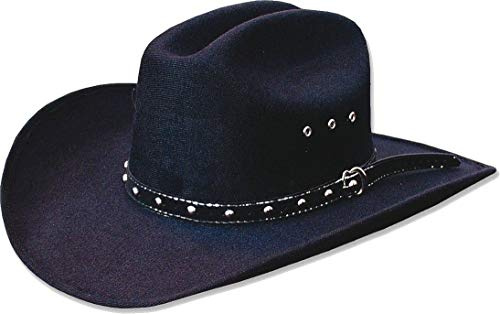 STARS & STRIPES Ullhatt västerländsk hatt Country filthatt kvinnor män utomhus Tucson svart
