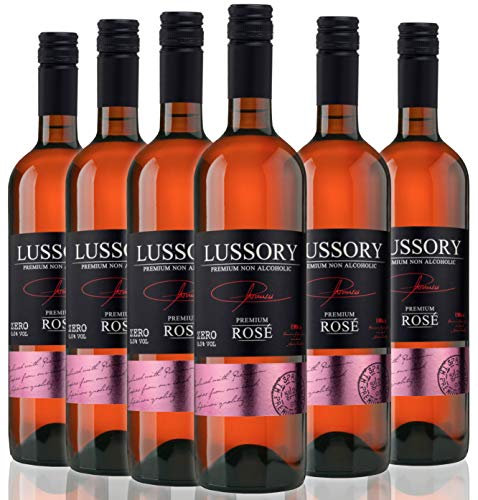 Vino Rosado SIN ALCOHOL 0,0 - LUSSORY PREMIUM Rosé - Caja de 6 botellas x 0,75 cl