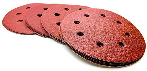 20 Stück 8 Loch 180 mm Schleifscheiben StarkeAGB Schleifpapier für Wandschleifer Deckenschleifer Trockenbauschleifer Einschließlich 5 Blätter: 80/120 / 180/240 insgesamt 20 Blatt