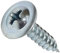 AERZETIX - C44681 - Satz von 100 Blechschrauben selbstschneidenden Ø4.2x19mm mit große linsenkopf - mit PH kreuzschlitz - holzkonstruktion metallisch dachrinnen - aus verzinktem stahl - farbe silber