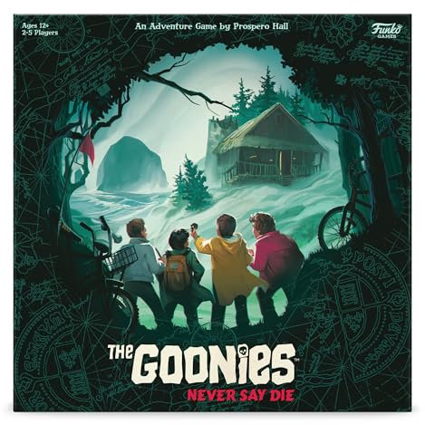 The Goonies: Never Say Die Cooperative Strategy Board Game For Children And Adults (Ages 12+) Ideal for 2-5 Players - Funko 54803 Signature Games