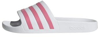 adidas Femme Adilette Aqua Slides, Cloud White / Rose Tone / Cloud White, 43 EU