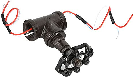 Interruttore Lampada Tubo da Tavolo 1/2 Pollici, Interruttore Luce Valvola di Arresto Vintage in Ferro con Accessorio Cavo Elettrico per Luci Tubo da Tavolo Luci Idrauliche