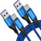 Long USB C Charger Cable 2M 3M 2 Pack, USB Type C Fast Charhing Cable for PS5 Controller,Nintendo Switch, Samsung Galaxy S10 S20 S21 S10e S9 S8 Plus A71 A81 A91 A40 A50 A60 A70 A80 A90,LG G8 V20 G7