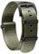BINLUN Nylon Watch Straps Thick G10 Premium Ballistic Multicolor Replacement Watch Bands with Silver/Black Stainless Steel Buckle for Men Women 18mm 20mm 22mm 24mm（B-Green，24mm）