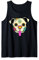 Sugar Skull Englische Bulldogge Hundebekleidung, Tag der Toten Tank Top