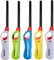 Pack of 5, Multipack Large BBQ Lighters Refillable Safety Gas with Assorted Colours Suitable for Kitchen, Barbecue, Candles, Camping, Cooking, BBQs, Fireworks etc