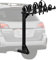 CROSSHIP Supporto per gancio di traino per 4 biciclette con ricevitore da 5,1 cm per auto, carico fino a 74,8 kg, inclinabile, doppio pieghevole, in acciaio, portabiciclette resistente, per auto, SUV,