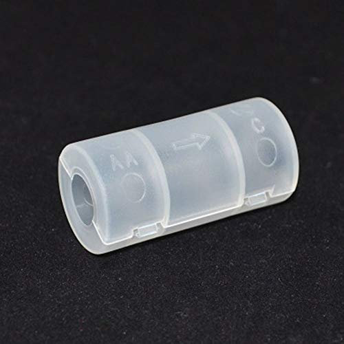 Battery Switches, Batteries Holder, AA to C Battery Adapter, 6 Pack AA to C Size Battery Converter Holder Metal Contacts