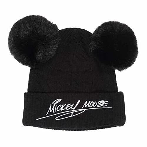 Heroes Inc Hut Mickey Mouse Double Pom Schwarz
