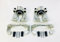 2 x Front Brake Caliper Compatible with FORD C-MAX MK2 FOCUS MK2/MK3 BBC/FR/059A