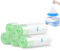 100 Pièces Sacs de Voyage Portables Pour Pot Bebe Toilette, Universels Sacs Nettoyage Jetables avec Cordon de Serrage pour Enfants Adultes Animaux (5 rouleau)